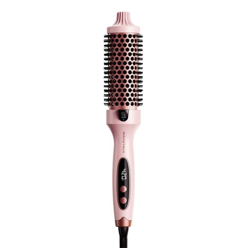 Wavytalk -  206 Ionic Thermal Heated Curling Brush -  Pink